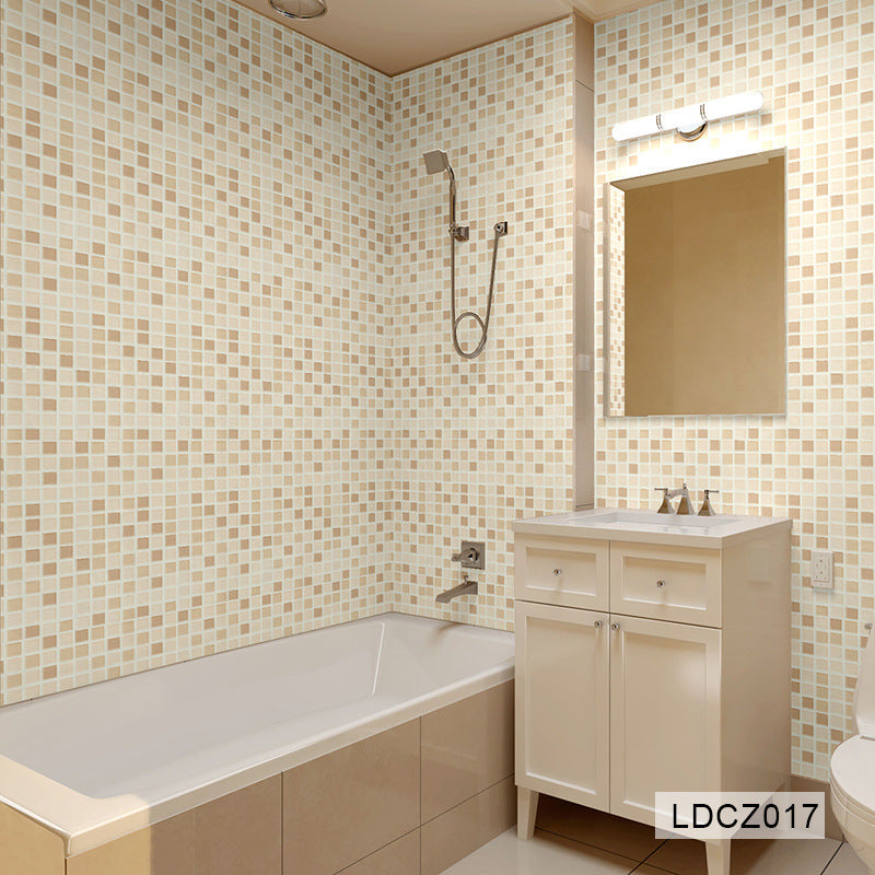 Kitchen Oil-proof Mosaic Toilet Waterproof Self-adhesive Wallpaper