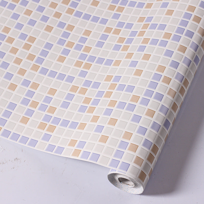 Kitchen Oil-proof Mosaic Toilet Waterproof Self-adhesive Wallpaper