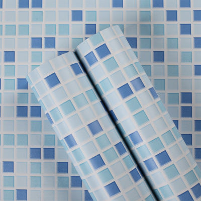 Kitchen Oil-proof Mosaic Toilet Waterproof Self-adhesive Wallpaper